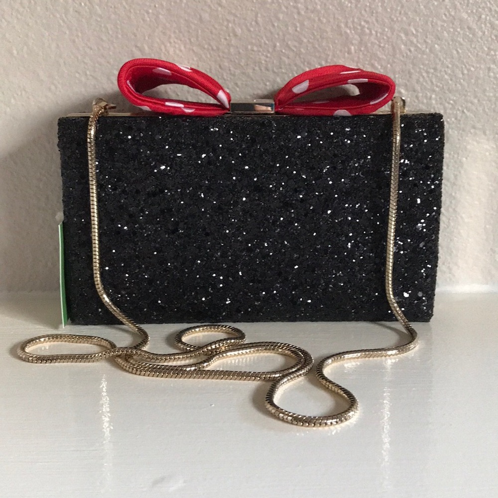 KATE SPADE minnie mouse bow clasp mini crossbody